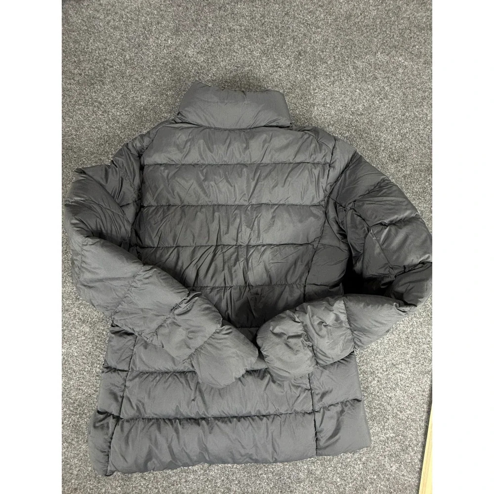 Uniqlo Ultra Light Down Jacket Womens Medium Black Puffer Full Zip